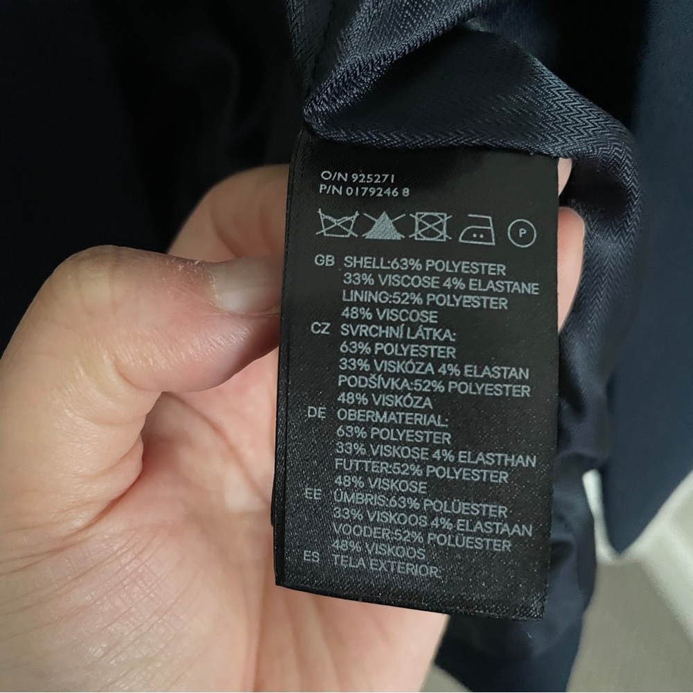H&m navy blazer sz 4 - Picture 3 of 3